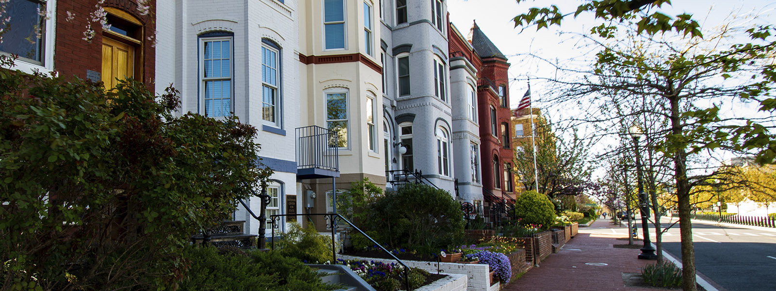 Row of townhouses