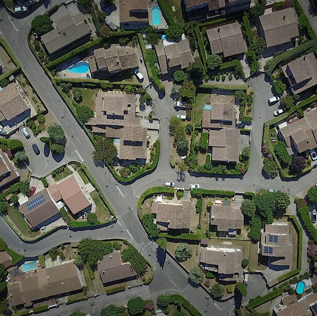 neighborhood from above